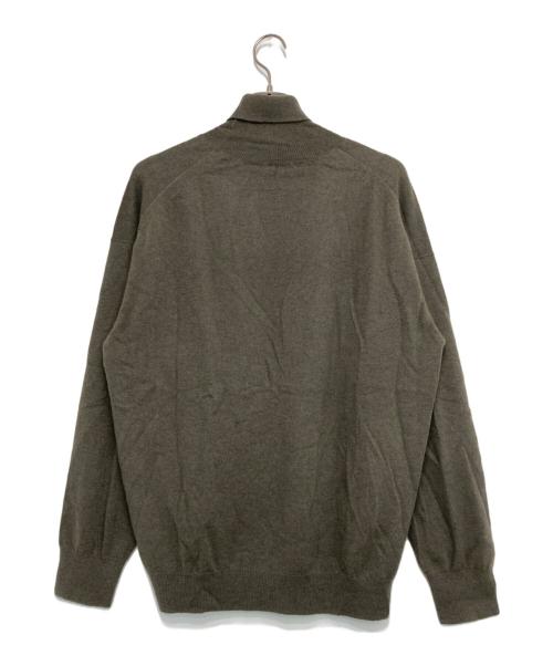 cash & barba（キャッシュアンドバルバ）cash & barba (キャッシュアンドバルバ) モンゴリアンカシミヤ タートルネック Sage Green サイズ:3の古着・服飾アイテム