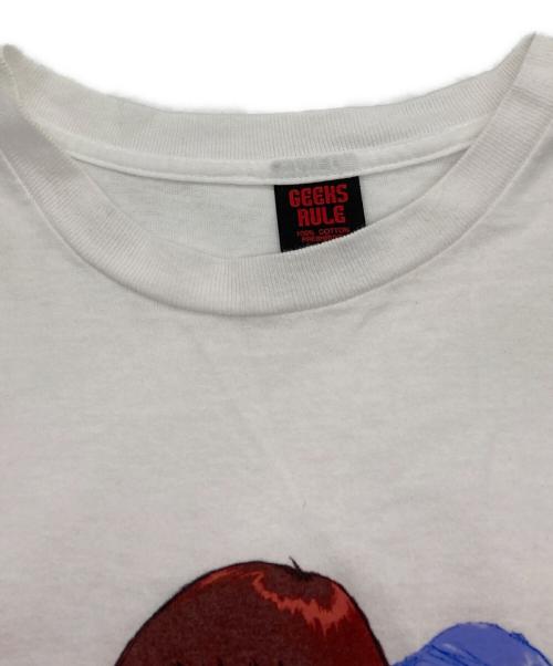 GEEKS RULE（ギークスルール）GEEKS RULE (ギークスルール) serial experiments lain Tシャツ ホワイト サイズ:XLの古着・服飾アイテム