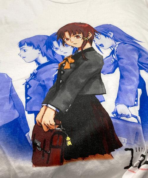 GEEKS RULE（ギークスルール）GEEKS RULE (ギークスルール) serial experiments lain Tシャツ ホワイト サイズ:XLの古着・服飾アイテム