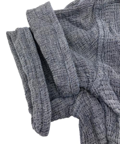 Porter Classic（ポータークラシック）Porter Classic (ポータークラシック) SASHIKO STRETCH KEROUAC SHIRT ネイビー サイズ:Ｌの古着・服飾アイテム