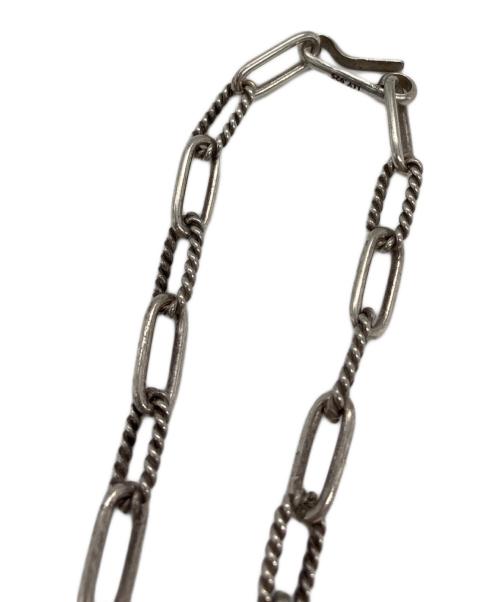Navajo（ナバホ）Navajo (ナバホ) ナバホ族 Fred Peters作 ターコイズネックレス シルバーの古着・服飾アイテム
