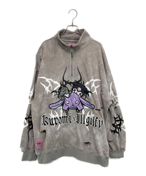 GALFY（ガルフィー）GALFY (ガルフィー) Sanrio (サンリオ) ジップアップ トレーナー グレー サイズ:大型犬（XL） 未使用品の古着・服飾アイテム