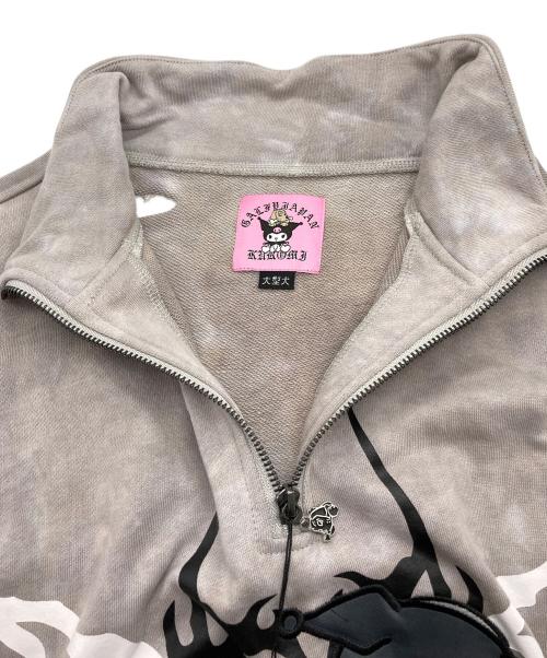 GALFY（ガルフィー）GALFY (ガルフィー) Sanrio (サンリオ) ジップアップ トレーナー グレー サイズ:大型犬（XL） 未使用品の古着・服飾アイテム