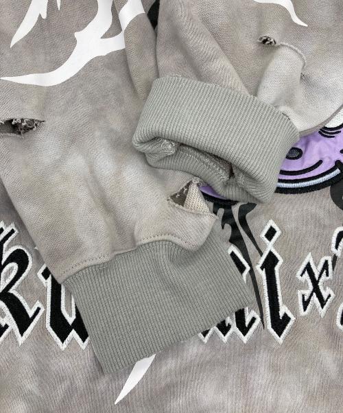 GALFY（ガルフィー）GALFY (ガルフィー) Sanrio (サンリオ) ジップアップ トレーナー グレー サイズ:大型犬（XL） 未使用品の古着・服飾アイテム