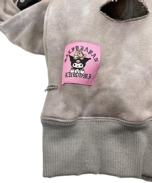 GALFY（ガルフィー）GALFY (ガルフィー) Sanrio (サンリオ) ジップアップ トレーナー グレー サイズ:大型犬（XL） 未使用品の古着・服飾アイテム
