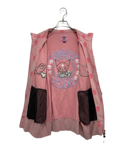 GALFY（ガルフィー）GALFY (ガルフィー) Sanrio (サンリオ) ドクロだらけセットアップ ピンク サイズ:XLの古着・服飾アイテム