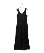 anukeアンヌーク）の古着「Nylon Zip Combinaison」｜ブラック