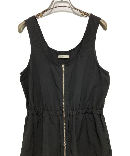 anuke（アンヌーク）anuke (アンヌーク) Nylon Zip Combinaison ブラック サイズ:38の古着・服飾アイテム