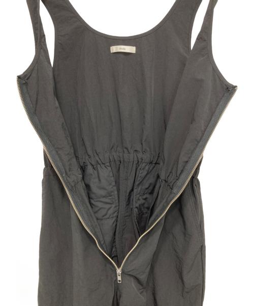 anuke（アンヌーク）anuke (アンヌーク) Nylon Zip Combinaison ブラック サイズ:38の古着・服飾アイテム