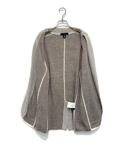LARDINI（ラルディーニ）LARDINI (ラルディーニ) コットンリネン 2B ニットジャケット ベージュ サイズ:Sの古着・服飾アイテム