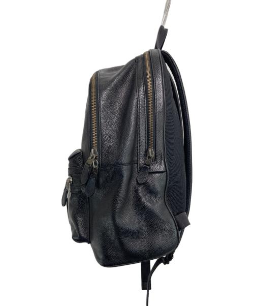 COACH（コーチ）COACH (コーチ) レザーリュック ブラックの古着・服飾アイテム