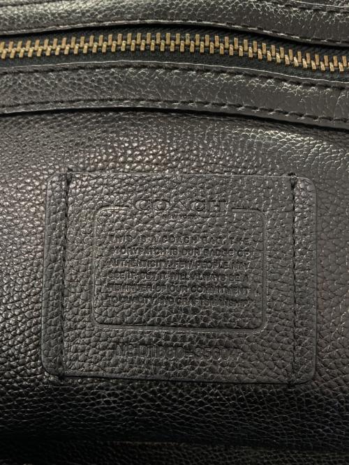 COACH（コーチ）COACH (コーチ) レザーリュック ブラックの古着・服飾アイテム