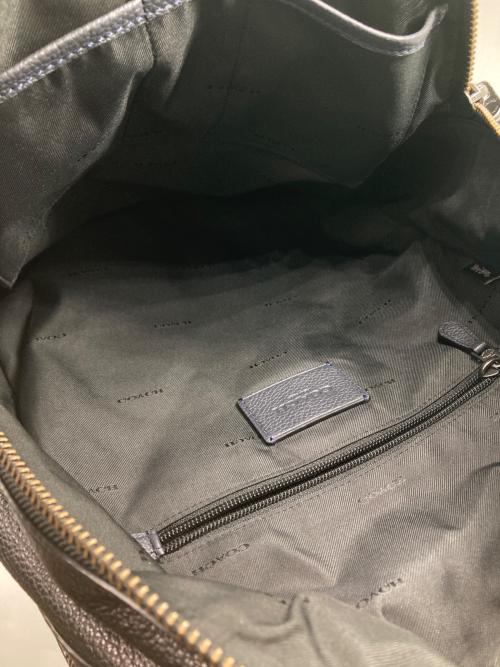 COACH（コーチ）COACH (コーチ) レザーリュック ブラックの古着・服飾アイテム