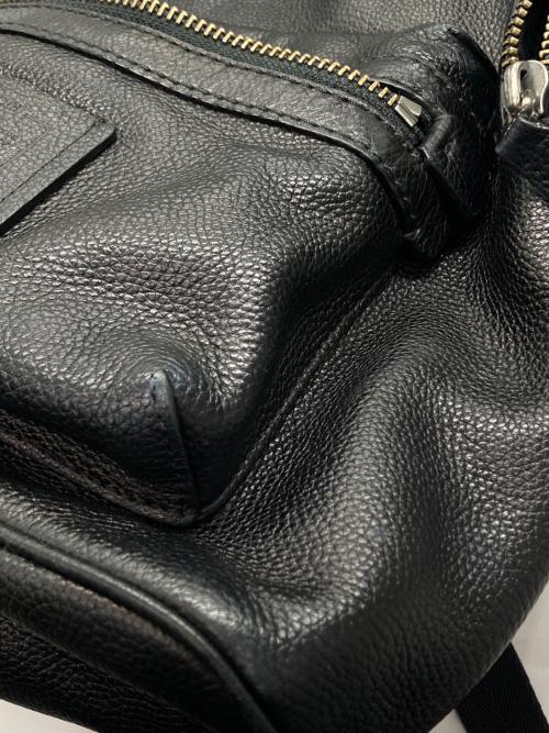 COACH（コーチ）COACH (コーチ) レザーリュック ブラックの古着・服飾アイテム