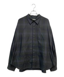 GOOPiMADE（グーピーメイド）の古着「2-Layer Oversized Shirt」｜グレー