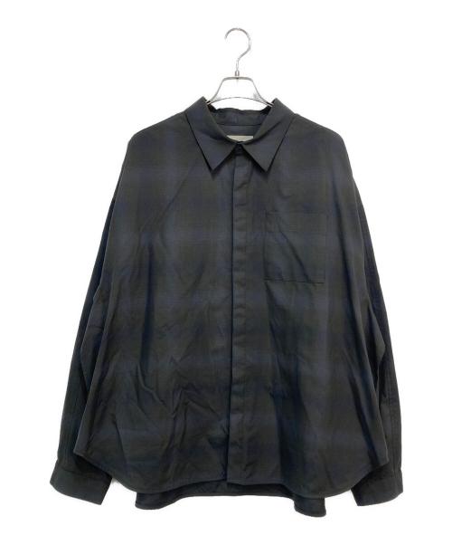 GOOPiMADE（グーピーメイド）GOOPiMADE (グーピーメイド) 2-Layer Oversized Shirt グレー サイズ:3の古着・服飾アイテム