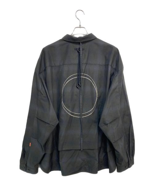 GOOPiMADE（グーピーメイド）GOOPiMADE (グーピーメイド) 2-Layer Oversized Shirt グレー サイズ:3の古着・服飾アイテム