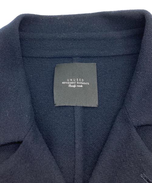 UNUSED（アンユーズド）UNUSED (アンユーズド) ウールチェスターコート ネイビー サイズ:3の古着・服飾アイテム