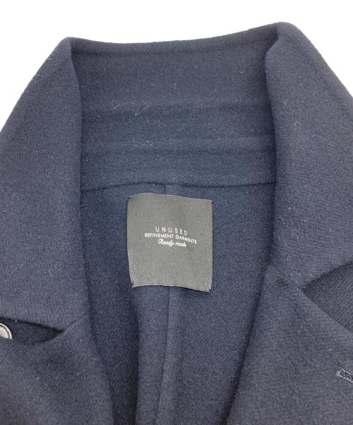 UNUSED（アンユーズド）UNUSED (アンユーズド) ウールチェスターコート ネイビー サイズ:3の古着・服飾アイテム