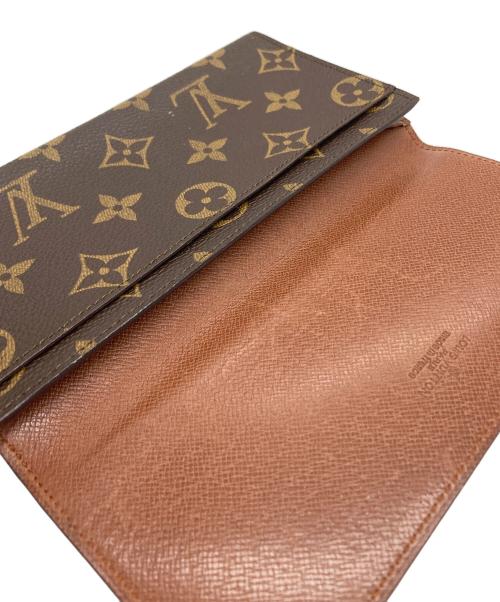 LOUIS VUITTON（ルイ ヴィトン）LOUIS VUITTON (ルイ ヴィトン) モノグラム ポルトフォイユ・3カルトクレディ ブラウンの古着・服飾アイテム