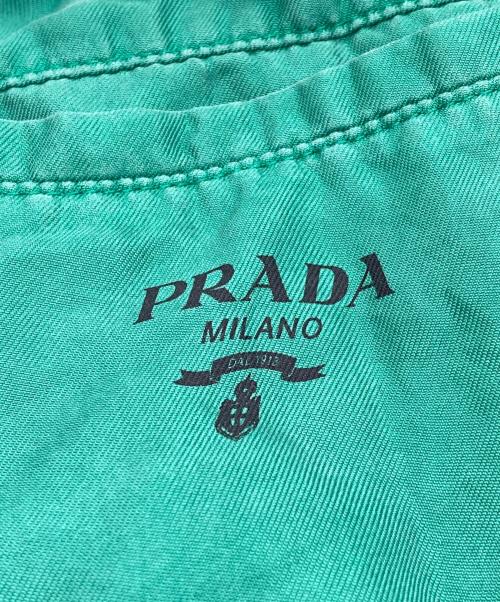 PRADA（プラダ）PRADA (プラダ) シルクショートパンツ グリーン サイズ:XSの古着・服飾アイテム