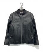 BEAUTY&YOUTH UNITED ARROWSビューティーアンドユースユナイテッドアローズ）の古着「シープレザー シングル ライダース ジャケット」｜ブラック