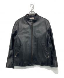 BEAUTY&YOUTH UNITED ARROWS（ビューティーアンドユースユナイテッドアローズ）の古着「シープレザー シングル ライダース ジャケット」｜ブラック