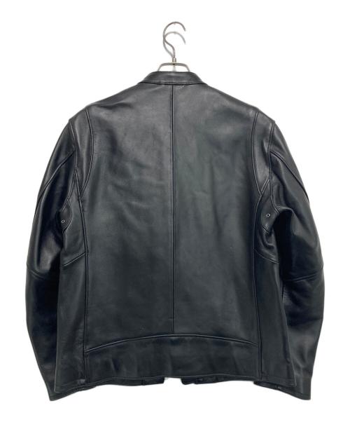 BEAUTY&YOUTH UNITED ARROWS（ビューティーアンドユースユナイテッドアローズ）BEAUTY&YOUTH UNITED ARROWS (ビューティーアンドユースユナイテッドアローズ) シープレザー シングル ライダース ジャケット ブラック サイズ:Lの古着・服飾アイテム