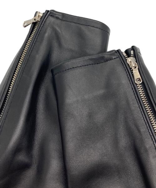 BEAUTY&YOUTH UNITED ARROWS（ビューティーアンドユースユナイテッドアローズ）BEAUTY&YOUTH UNITED ARROWS (ビューティーアンドユースユナイテッドアローズ) シープレザー シングル ライダース ジャケット ブラック サイズ:Lの古着・服飾アイテム