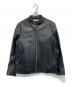 BEAUTY&YOUTH UNITED ARROWS（ビューティーアンドユースユナイテッドアローズ）の古着「シープレザー シングル ライダース ジャケット」｜ブラック
