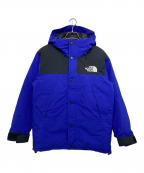 THE NORTH FACEザ ノース フェイス）の古着「マウンテンダウンジャケット」｜ブルー×ブラック