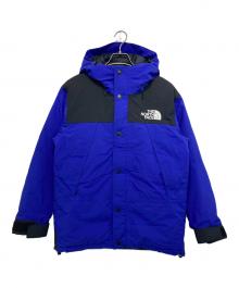 THE NORTH FACE（ザ ノース フェイス）の古着「マウンテンダウンジャケット」｜ブルー×ブラック