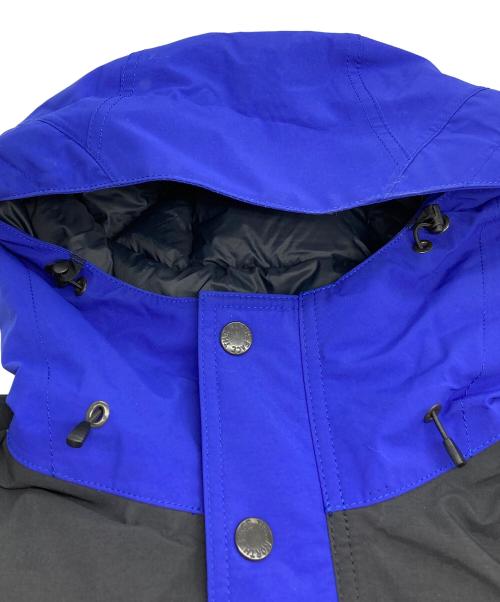 THE NORTH FACE（ザ ノース フェイス）THE NORTH FACE (ザ ノース フェイス) マウンテンダウンジャケット ブルー×ブラック サイズ:Sの古着・服飾アイテム