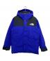 THE NORTH FACE（ザ ノース フェイス）の古着「マウンテンダウンジャケット」｜ブルー×ブラック