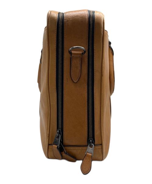 COACH（コーチ）COACH (コーチ) メトロポリタン コミューター 2WAY レザーブリーフケース キャメルの古着・服飾アイテム