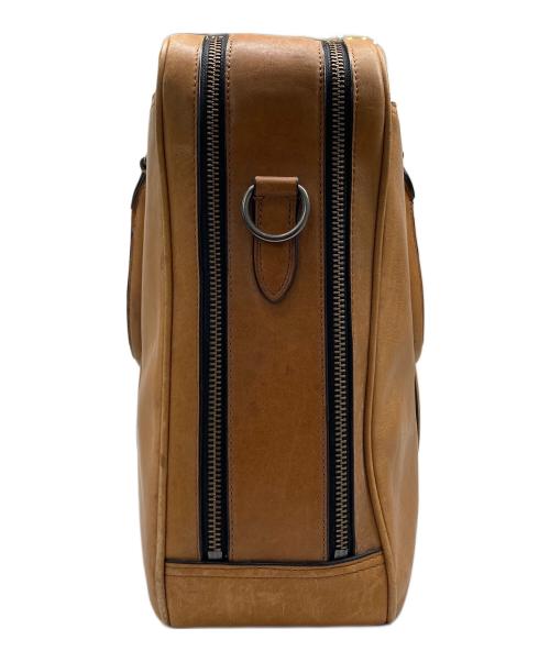 COACH（コーチ）COACH (コーチ) メトロポリタン コミューター 2WAY レザーブリーフケース キャメルの古着・服飾アイテム