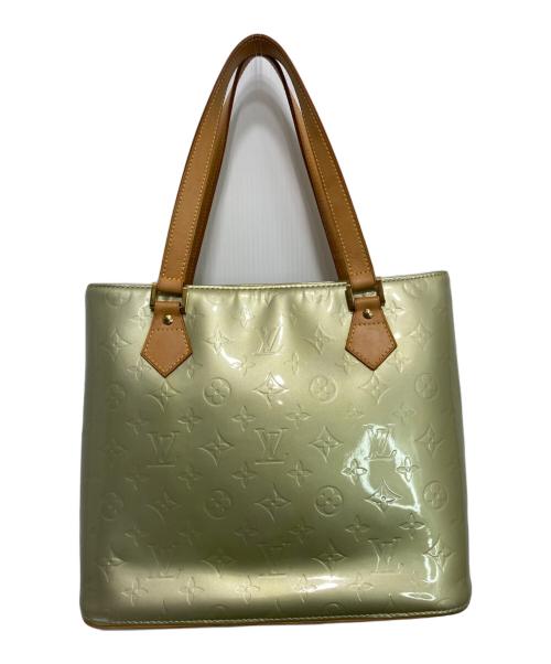 LOUIS VUITTON（ルイ ヴィトン）LOUIS VUITTON (ルイ ヴィトン) ハンドバッグ ヴェルニ ヒューストン グリーン×ブラウンの古着・服飾アイテム