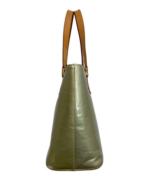 LOUIS VUITTON（ルイ ヴィトン）LOUIS VUITTON (ルイ ヴィトン) ハンドバッグ ヴェルニ ヒューストン グリーン×ブラウンの古着・服飾アイテム