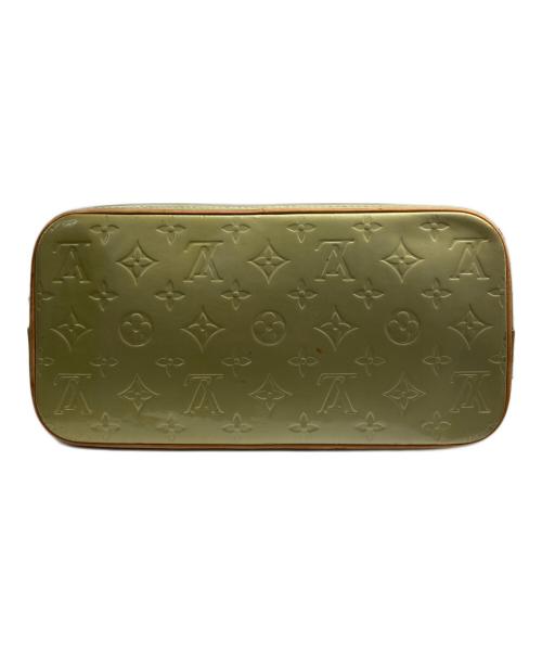 LOUIS VUITTON（ルイ ヴィトン）LOUIS VUITTON (ルイ ヴィトン) ハンドバッグ ヴェルニ ヒューストン グリーン×ブラウンの古着・服飾アイテム