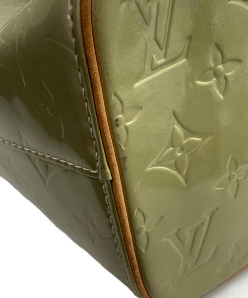 LOUIS VUITTON（ルイ ヴィトン）LOUIS VUITTON (ルイ ヴィトン) ハンドバッグ ヴェルニ ヒューストン グリーン×ブラウンの古着・服飾アイテム