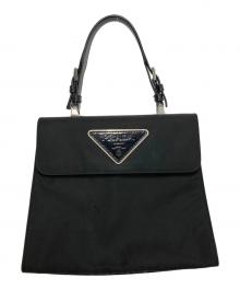 PRADA（プラダ）の古着「PATTINA ハンドバッグ」｜ブラック