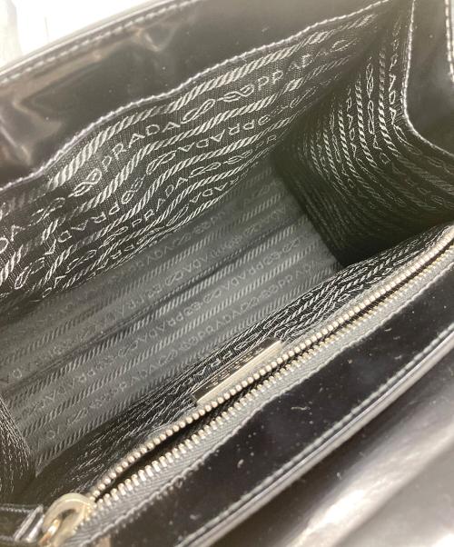 PRADA（プラダ）PRADA (プラダ) PATTINA ハンドバッグ ブラックの古着・服飾アイテム