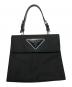 PRADA（プラダ）の古着「PATTINA ハンドバッグ」｜ブラック