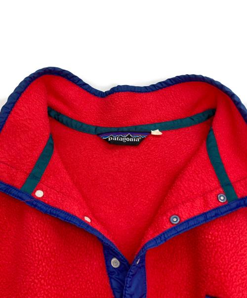 Patagonia（パタゴニア）Patagonia (パタゴニア) 80s シンチラスナップT レッド サイズ:XLの古着・服飾アイテム