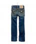 TRUE RELIGION (トゥルー レリジョン) RICKY SUPER QT ステッチデニムパンツ インディゴ×グリーン サイズ:W28：20000円