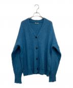 AURALEEオーラリー）の古着「KID MOHAIR CARDIGAN」｜ブルー