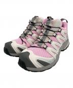SALOMONサロモン）の古着「XA PRO 3D "XAKURA"」｜ピンク×グレー