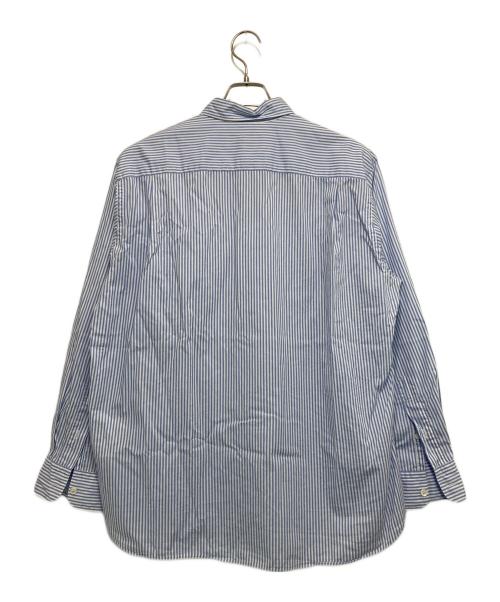 COMME des GARCONS HOMME（コムデギャルソン オム）COMME des GARCONS HOMME (コムデギャルソン オム) ストライプシャツ ブルー サイズ:Lの古着・服飾アイテム