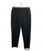 COMME des GARCONS HOMME DEUXコムデギャルソン オム ドゥ）の古着「ポリエステル縮絨スラックス」｜ブラック