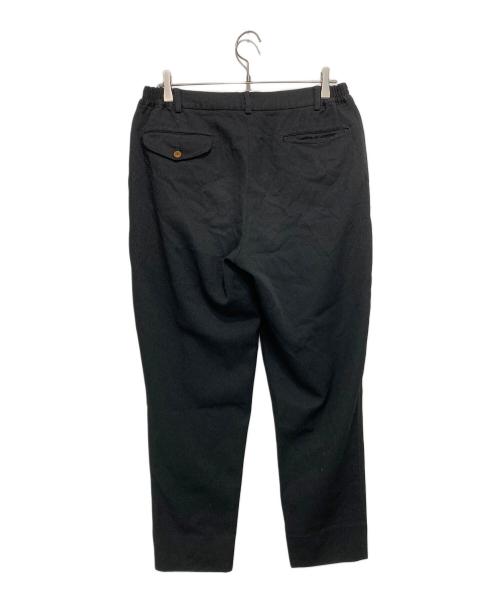 COMME des GARCONS HOMME DEUX（コムデギャルソン オム ドゥ）COMME des GARCONS HOMME DEUX (コムデギャルソン オム ドゥ) ポリエステル縮絨スラックス ブラック サイズ:Mの古着・服飾アイテム